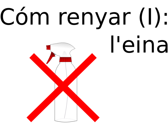 Cóm renyar a un gat (I): L'eina